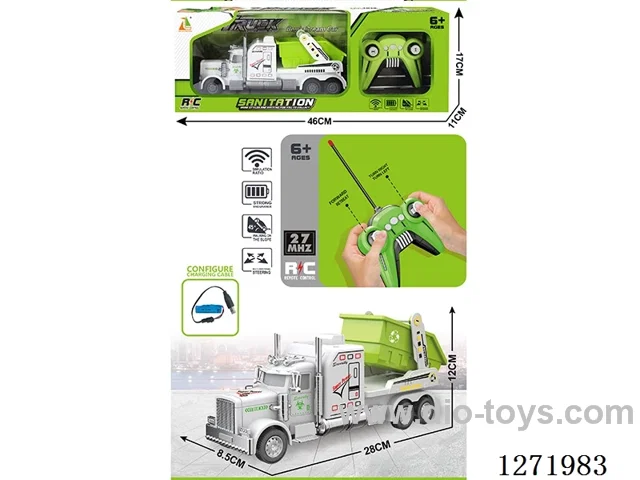 RC Sanitation Dump Truck (Battery Included)