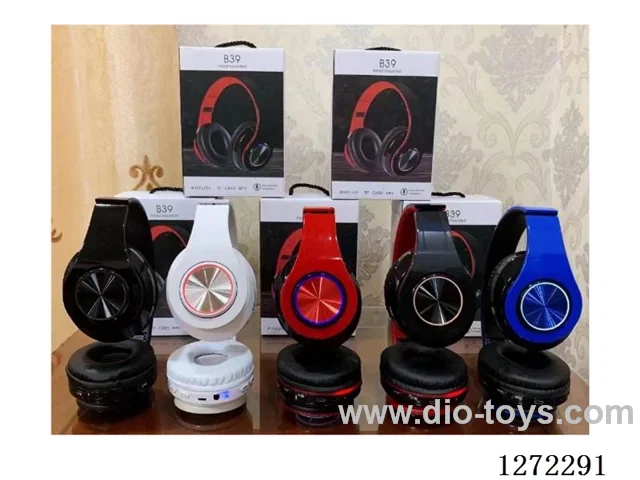 Over-ear Bluetooth headphones