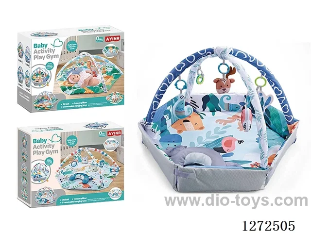 Baby Cartoon Multi-Functional Elephant Playpen Mat (Hexagonal 4-in-1)