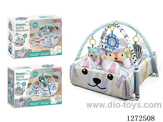 Baby Cartoon Multi-Functional Bear Playpen (Square 4-in-1)