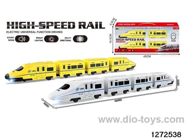 40Mhz 5 ch rc high-speed train with light/sound，include battery