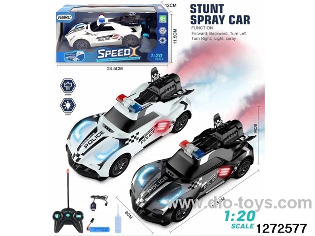 40Mhz  1:20 5 ch rc spray car，include battery