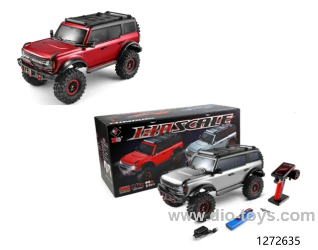 2.4G 1:10 rc 4wd climbing car，include battery