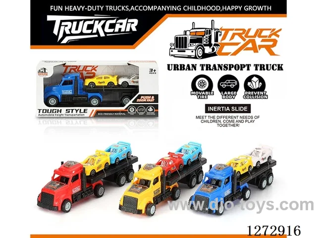 Inertia Tractor + 2 Race Cars