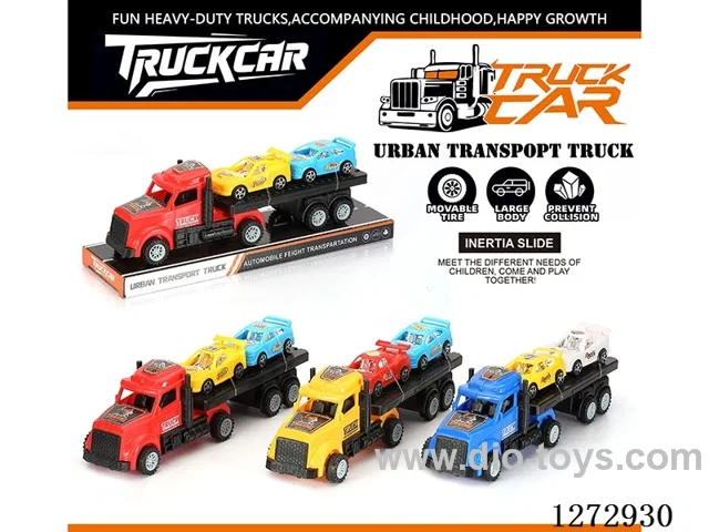 Inertia Tractor + 2 Race Cars