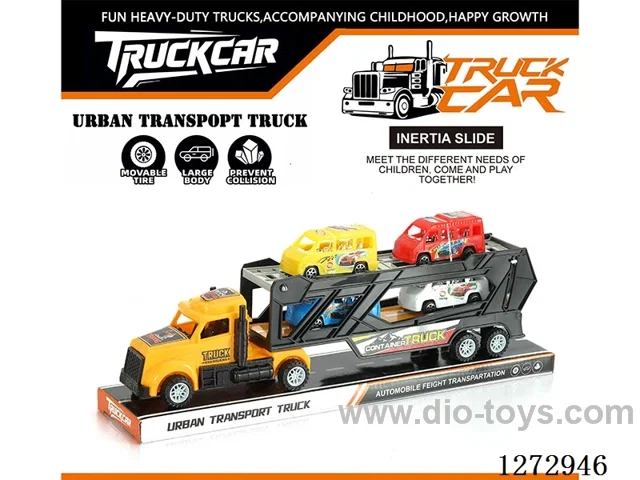 Inertia Tractor + 4 Vans