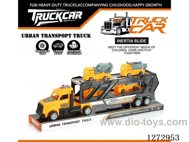 Inertia Tractor + 4 Construction Vehicles