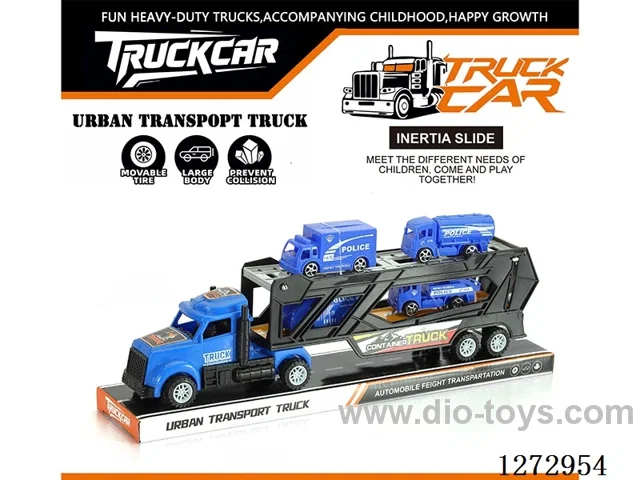 Inertia Tractor + 4 City Cars