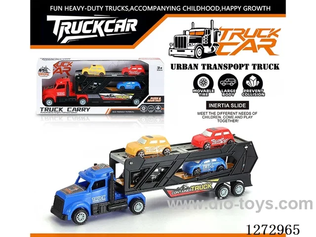 Inertia Tractor + 4 City Cars