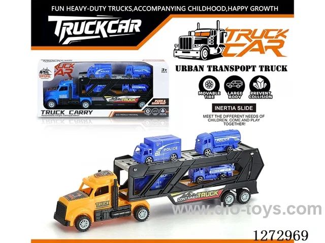 Inertia Tractor + 4 City Cars