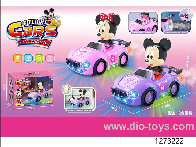 B/O spray car，2 styles mixed