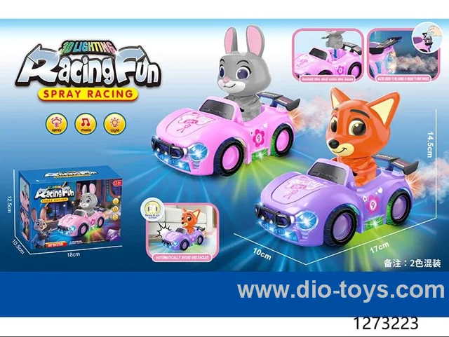 B/O spray car，2 styles mixed