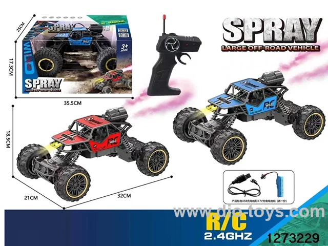 27Mhz 1:12 rc spray climbing car，include battery