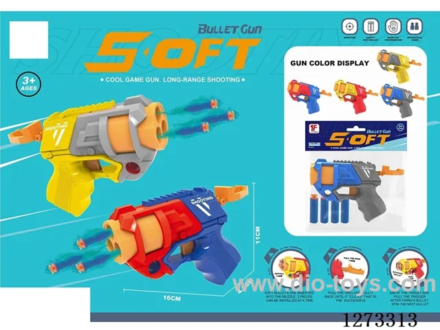 3-Hole Manual Soft-Bullet Gun