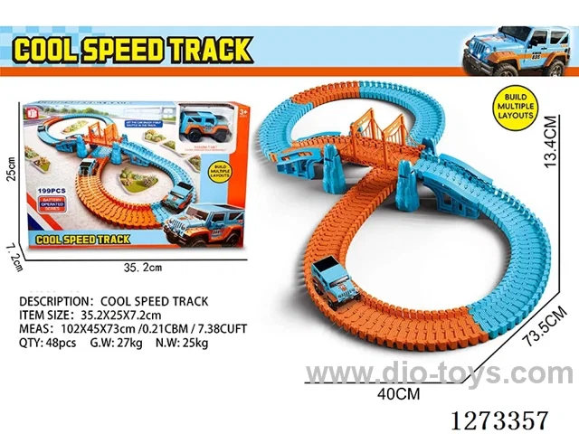 Electric Track Car 199PCS not included battery