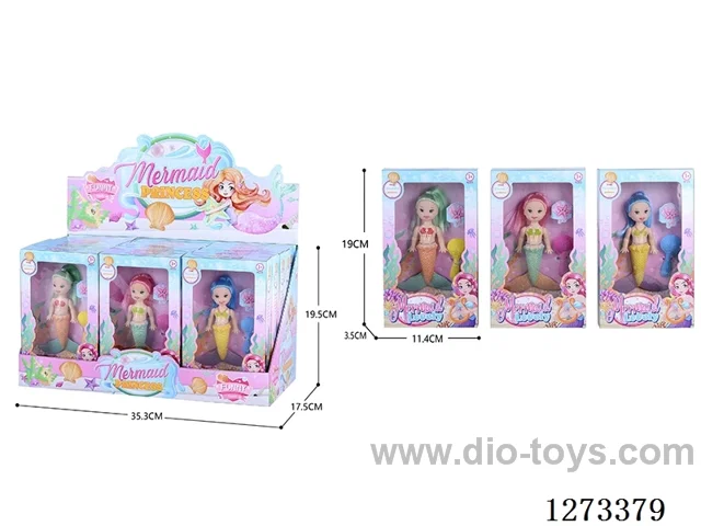 3.5-Inch Barbie Mermaid Doll 15PCS