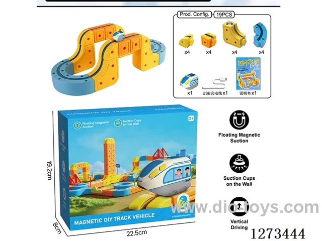 Transformable Building Blocks DIY Magnetic Track Car