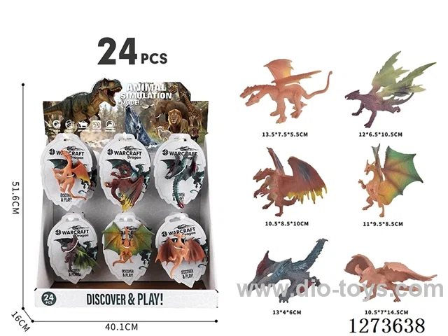 Warcraft Dragons: 6 Styles, 24PCS