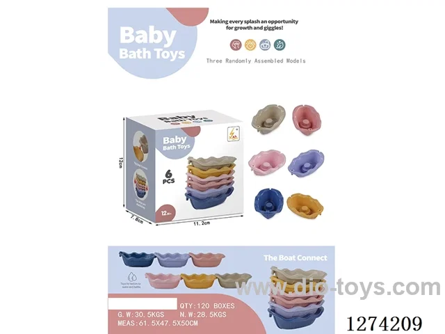 Bath Toys: 6 Bath Floating Boats