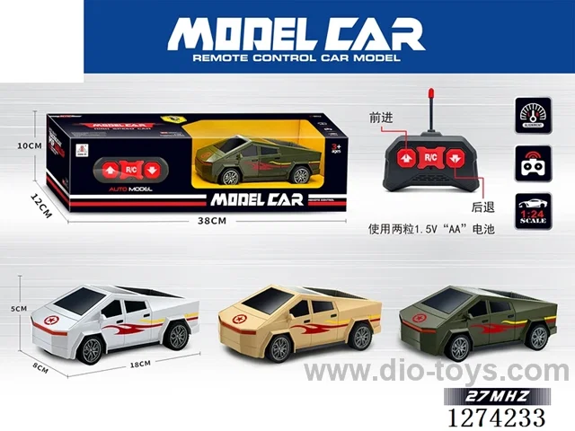 1:24 2ch rc car not included battery