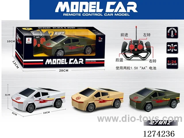 1:24 4ch rc car not included battery