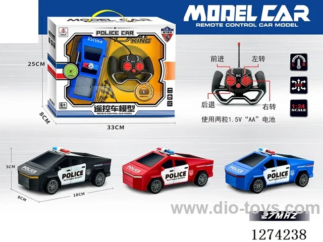 1:24 4ch rc car not included battery
