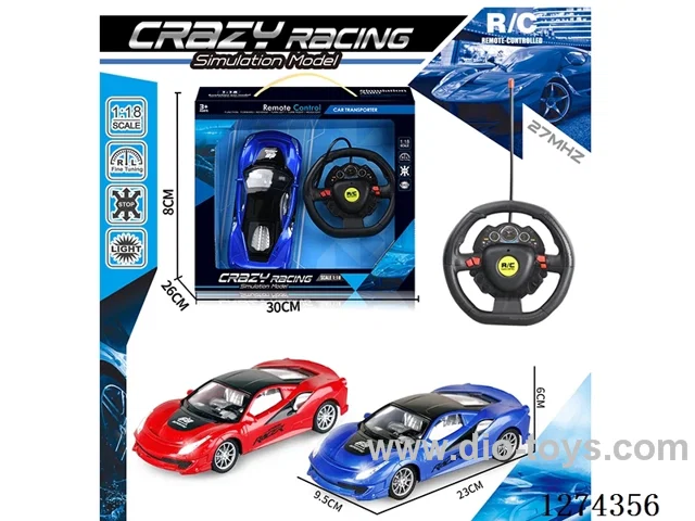 4ch rc car with light not included battery 2 colors