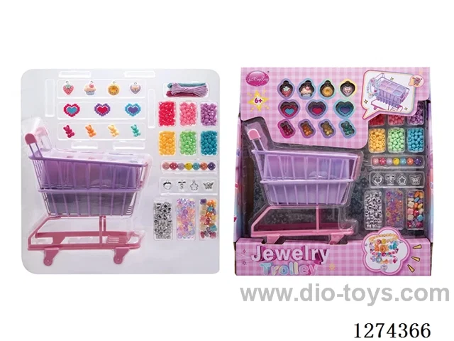 DIY Bead Shopping Cart
