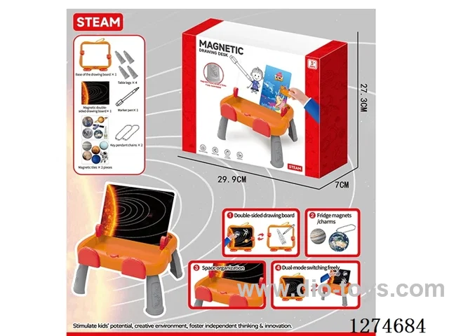 Space Magnetic Multi-Functional Drawing Table