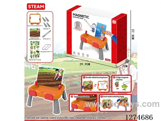Farm Magnetic Multi-Functional Drawing Table