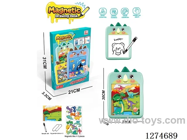 Dinosaur Magnetic Multi-Functional Drawing Board
