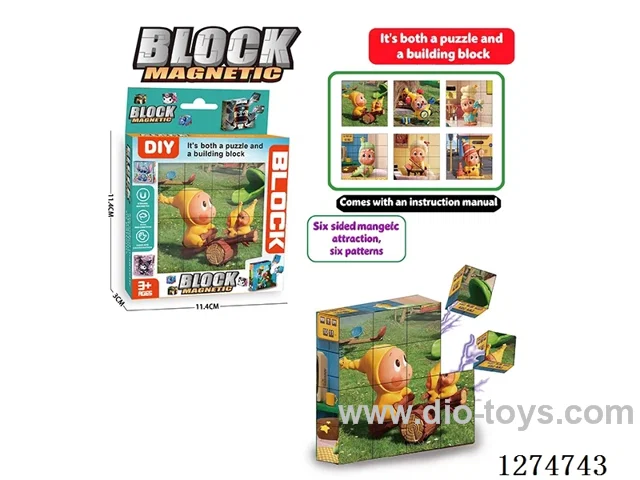 Magnetic Block Puzzles