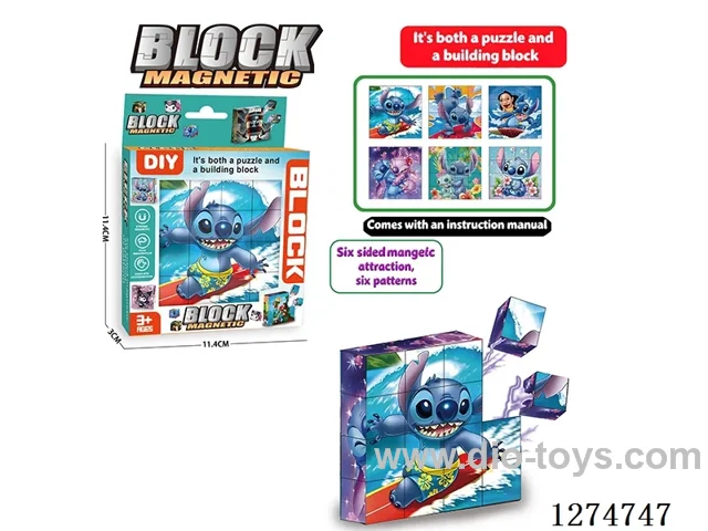 Magnetic Block Puzzles