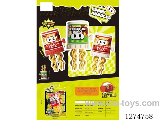 Wind-Up Dancing Instant Noodles - White