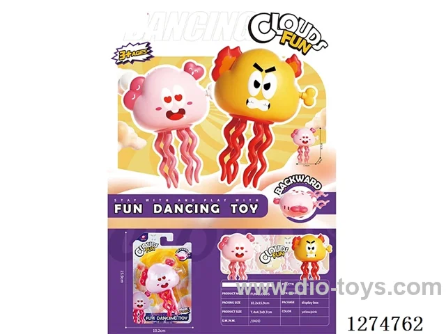 Wind-Up-Dancing Emoji - Pink