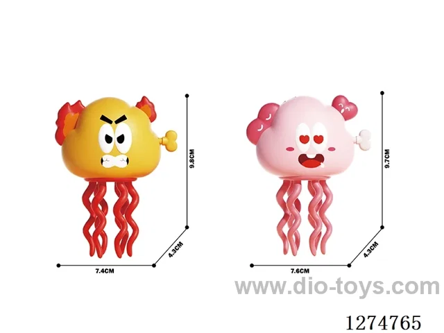 Wind-Up-Dancing Emoji - Pink ，Orange