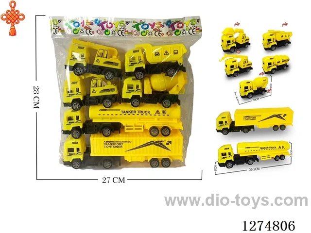 6PCS free wheel toys 2 mixed