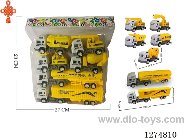 6PCS free wheel toys 2 mixed