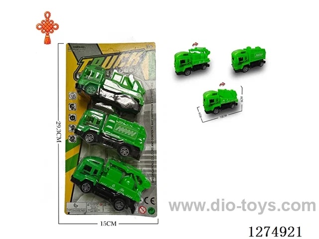 3PCS free wheel toys