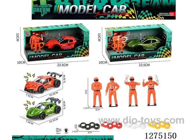 Large inertia car with light + racer + tires included AG13*3