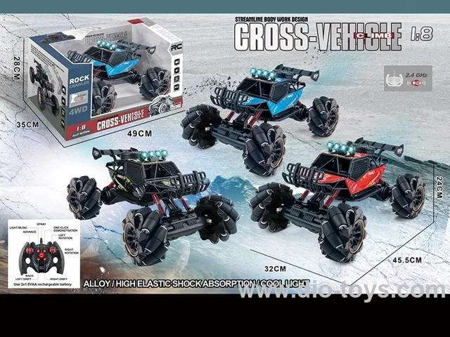 1:8 rc off-road stunt car，include battery