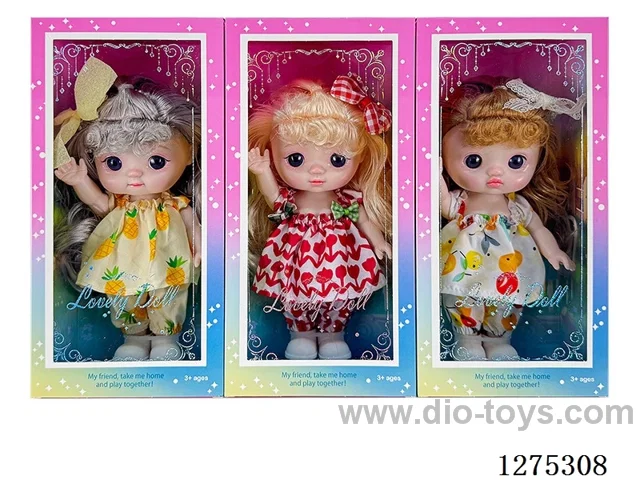 8 inch doll 3 mixed