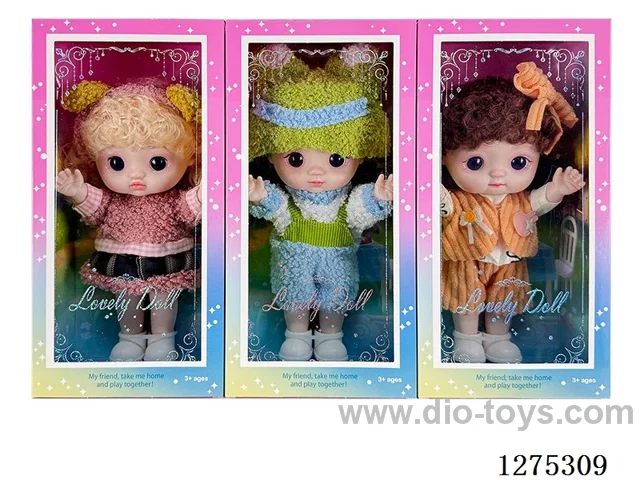 8 inch doll 3 mixed