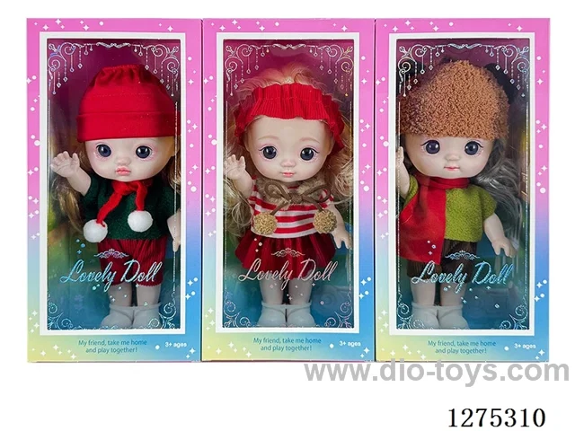 8 inch doll 3 mixed