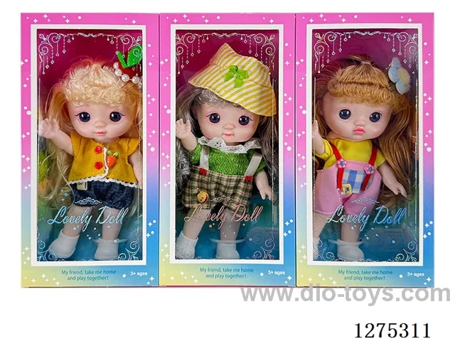 8 inch doll 3 mixed