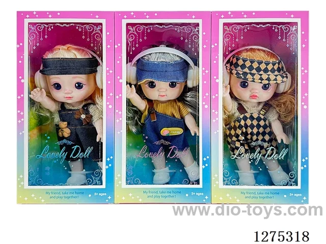 8 inch doll 3 mixed