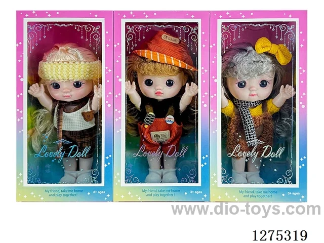 8 inch doll 3 mixed