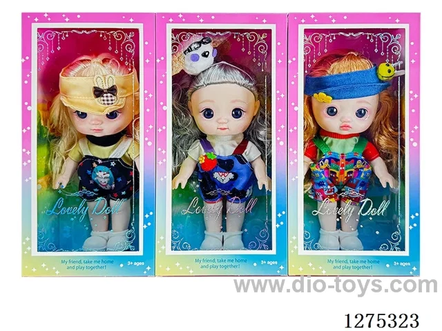 8 inch doll 3 mixed