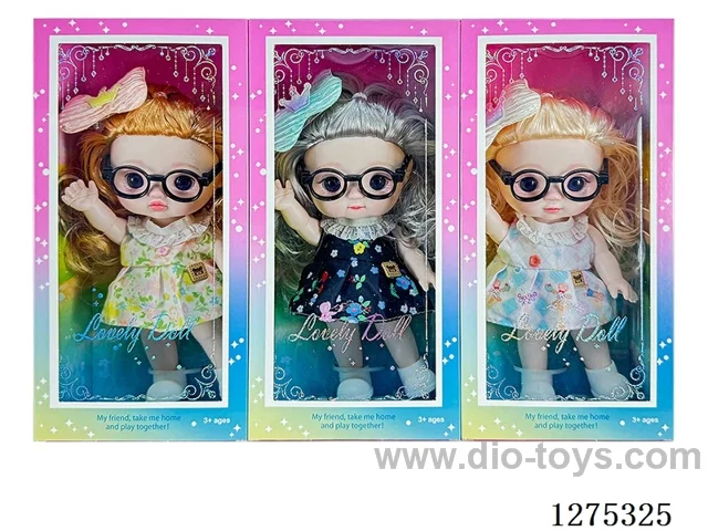 8 inch doll 3 mixed
