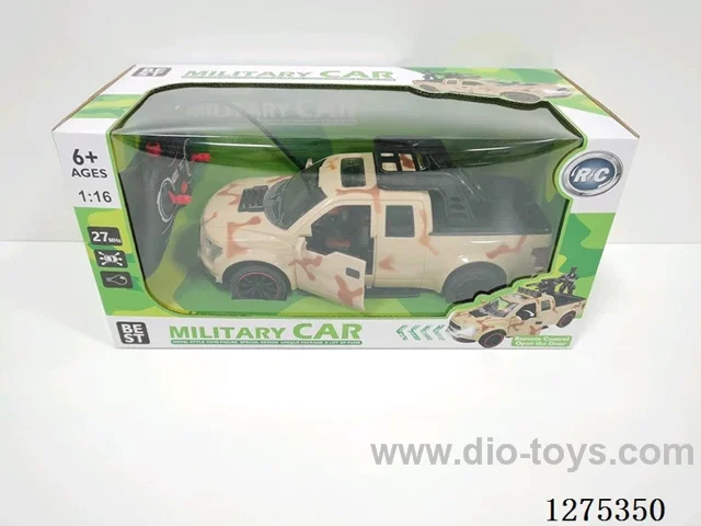 1:16 5ch rc car with light not included battery 2 colors